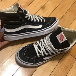 Gently worn high top Vans